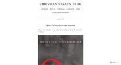 Desktop Screenshot of christianstaal.com